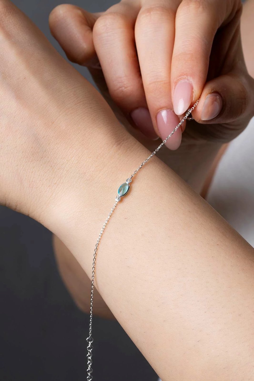 Byzylyk argjendi Jumeon, gur xhami blu, TFNY65227