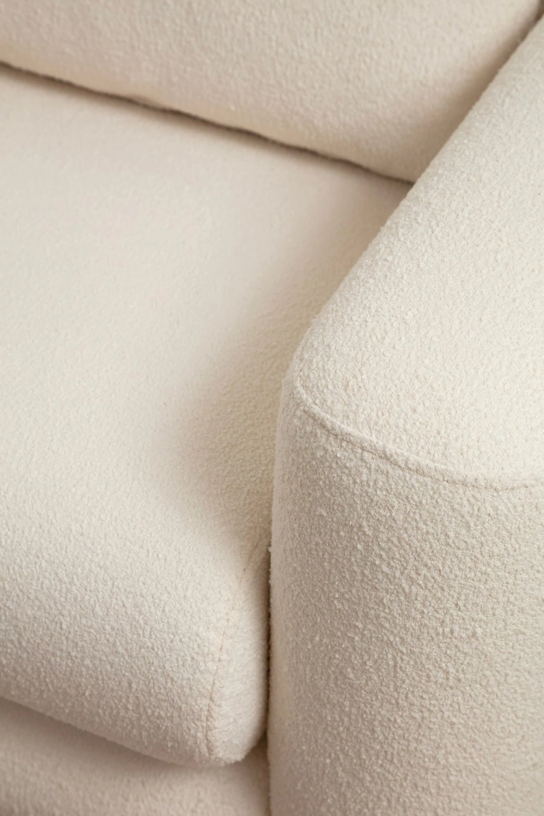 Divan treshe Atelier del Sofa, ngjyrë krem, Lily