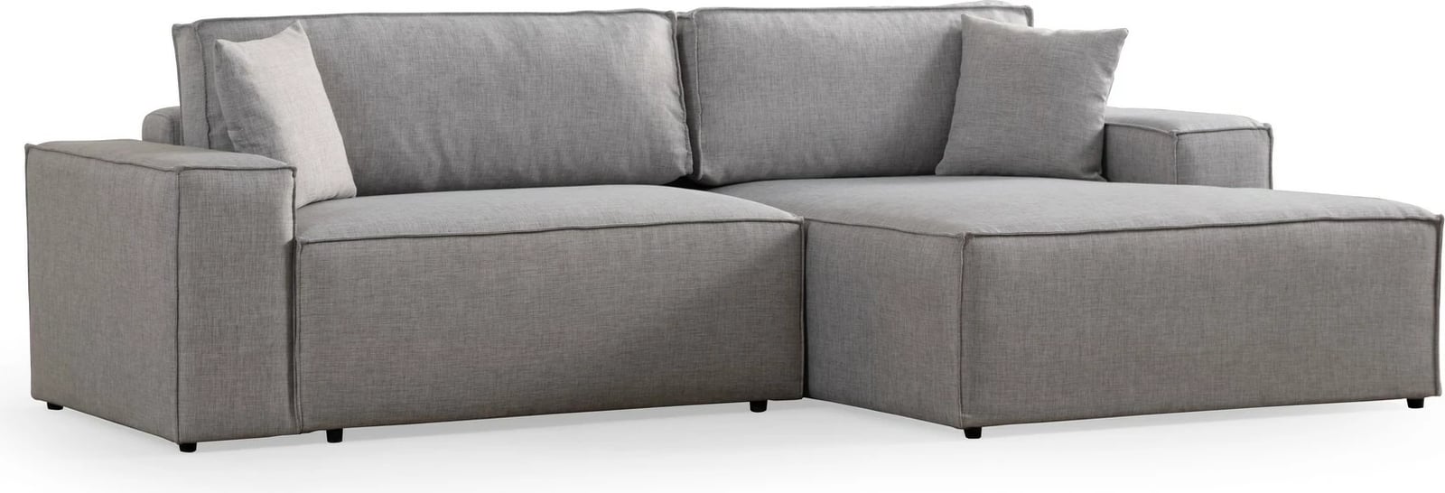 Kënd-sofë krevate Atelier del Sofa, Pırlo kënd i djathtë, gri e çelët Kënd-sofë krevate Atelier del Sofa, Pırlo kënd i djathtë, gri e çelët