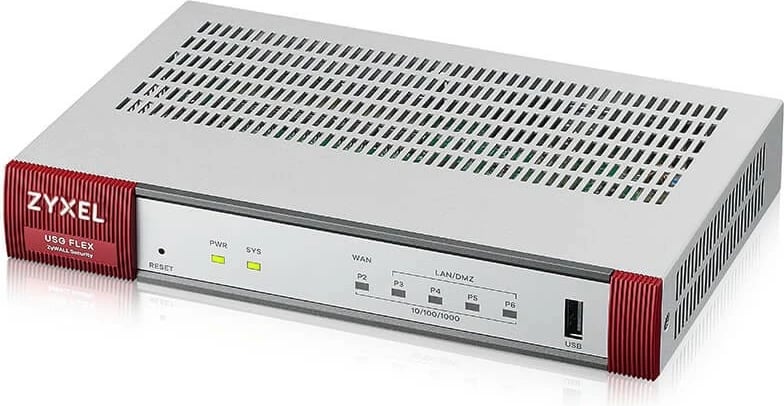 Firewall Zyxel USG FLEX 50, USGFLEX50AX-EU0101F, WiFi, i kuq/argjend