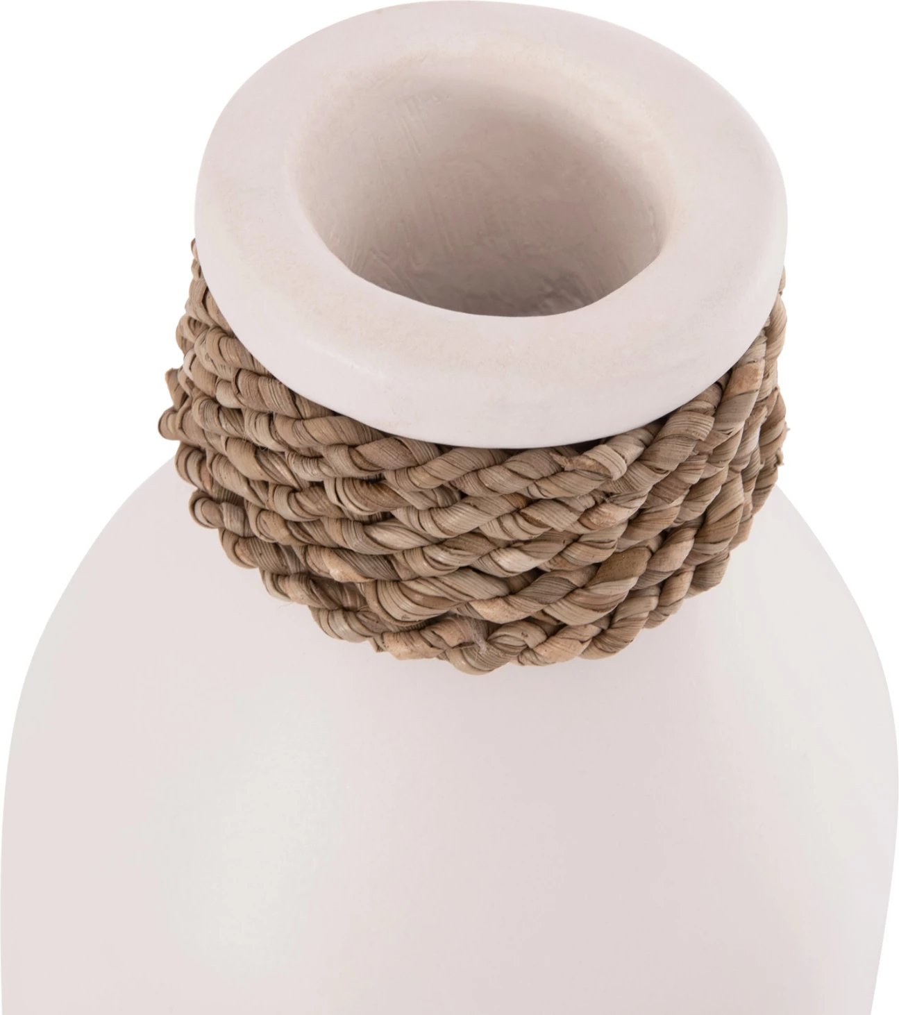 Vazo dekorative tavoline CAMMER, terrakotë e bardhë, FH4687.02M, 13x34cm Vazo dekorative tavoline CAMMER, terrakotë e bardhë, FH4687.02M, 13x34cm