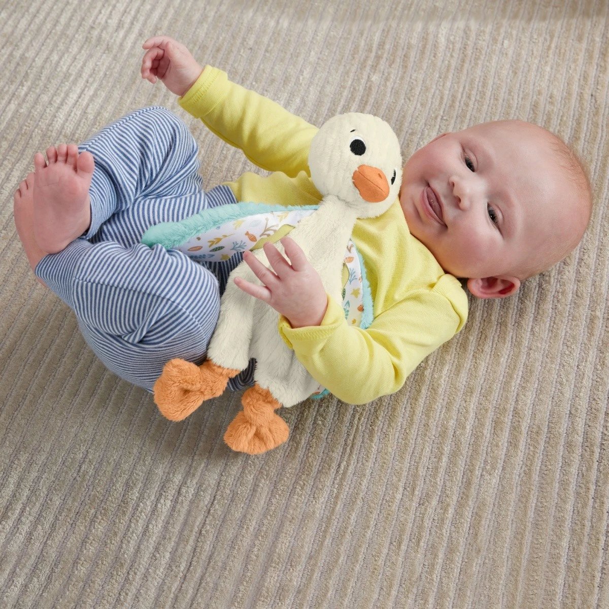 Lodër pelushi sensorike Fisher Price Sensimals Rosaku, shumëngjyrëshe