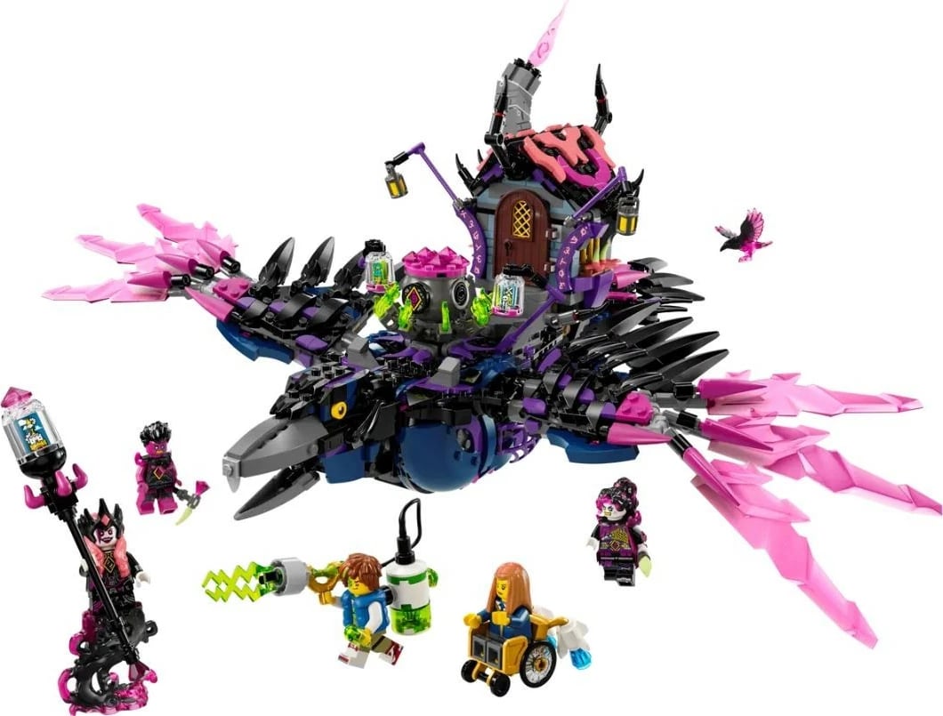 Set ndërtimi LEGO DREAMZzz 71478 Northern Raven Neverknow, 1203 pjesë, shumëngjyrësh