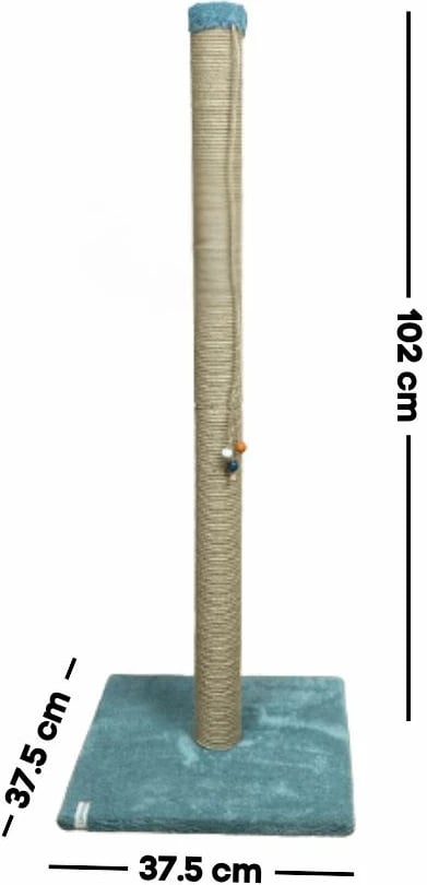 Dërrasë për gërvishtje për mace, Paws & Whiskers, Aero, ngjyrë tyrkiz