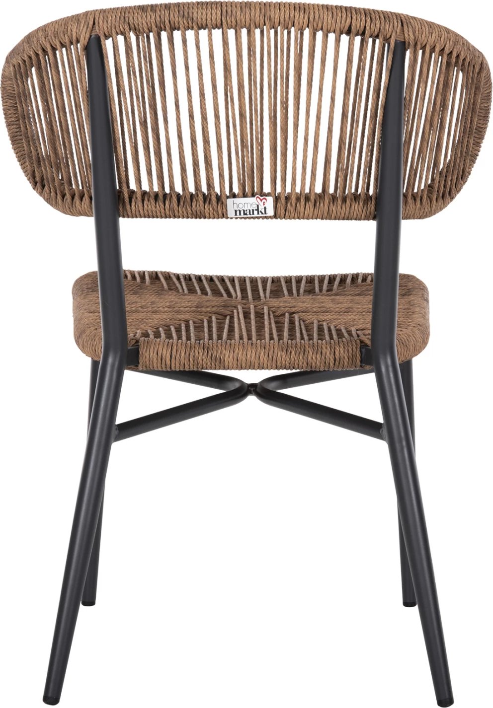 Karrige EULO FH6049.03 alumini në ngjyrë antracit-sintetik rattan në gri 49x60x78Hcm