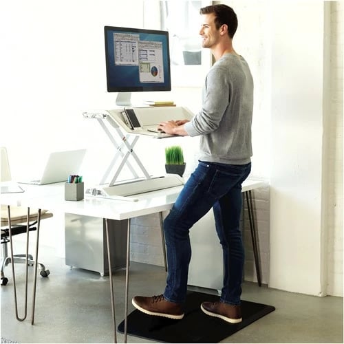 Dyshek anti-lodhje Fellowes ActiveFusion, për tavolinë qëndrimi, 898.5x596.9mm, i zi Dyshek anti-lodhje Fellowes ActiveFusion, për tavolinë qëndrimi, 898.5x596.9mm, i zi