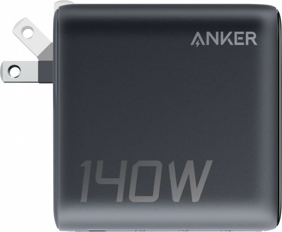 Karikues muri, Anker B2697G41, PD 3.1 140W 3x USB-C + 1x USB-A, i zi, me kabllo USB-C me LED