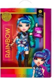 Kukull Rainbow High Jr High Special Edition Holly De Vious me çantë shpine dhe krehër