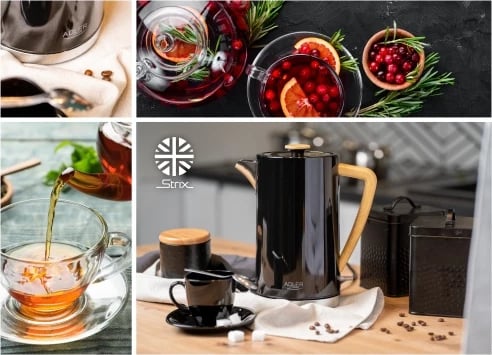 Çajnik elektrik, Adler AD 1347, 1.7 L, STRIX, 1850-2200W, inox, i zi