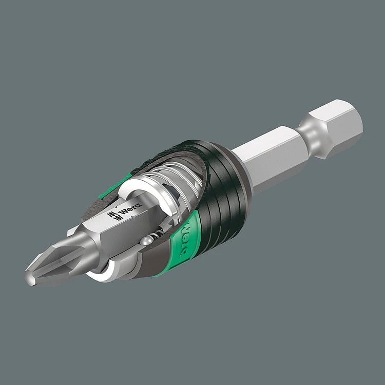Set bitash Wera 30 copë, Phillips/Pozidriv/Torx, me kuti plastike