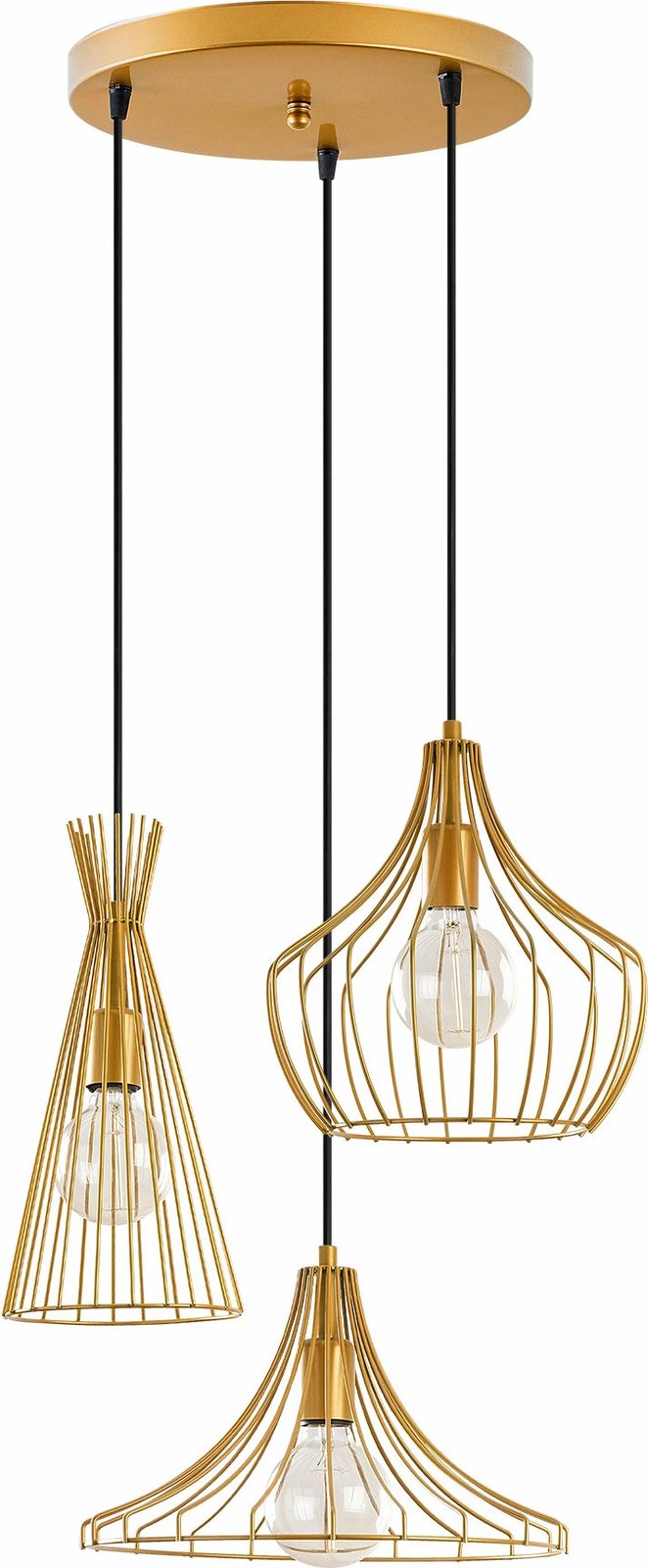 Llambë tavani Opviq Mezopotamya, ngjyrë ari, N-1299