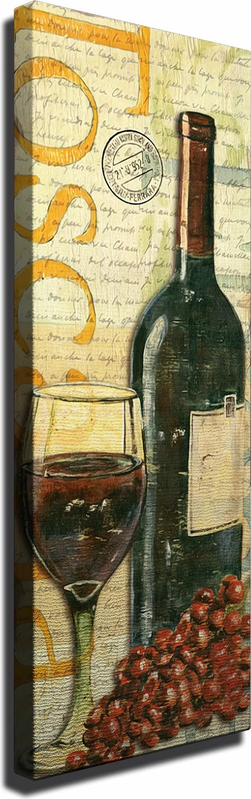 Pikturë dekorative në kanavacë, shumëngjyrëshe, PC076, 30x80cm