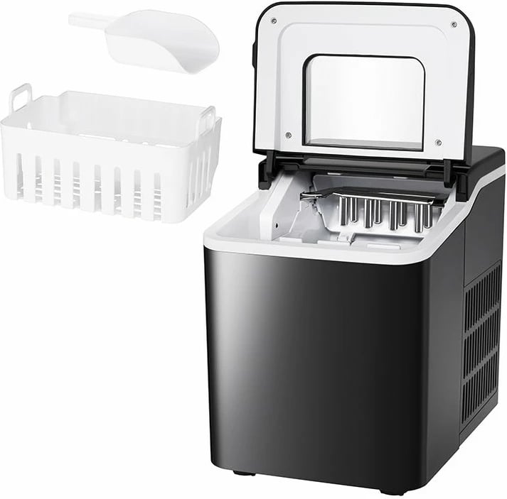 Aparat për kube akulli UNOLD Freeze, 120 W, 220 - 240 V, i zi