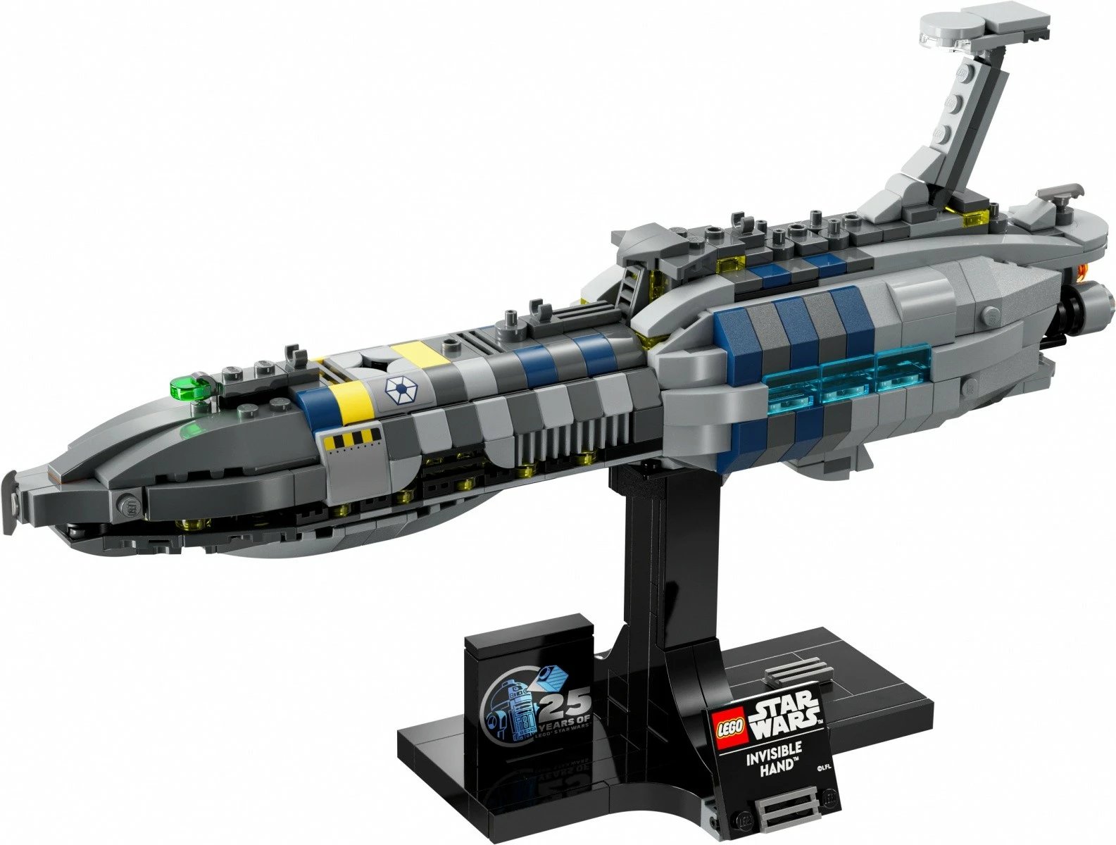 Set ndërtimi LEGO Star Wars 75377 Invisible Hand, 557 pjesë
