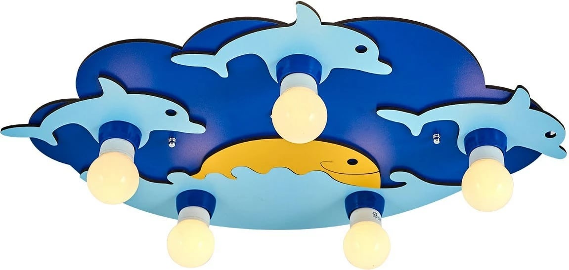 Llambë tavani për fëmijë, Opviq, model L1537, ngjyrë kaltër