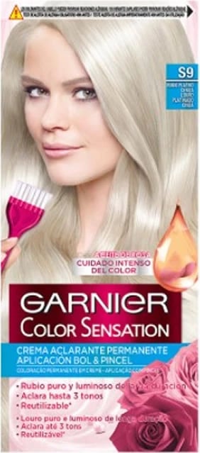 Bojë për flokë unisex Garnier Color Sensation S9 Platinum Ash Blonde