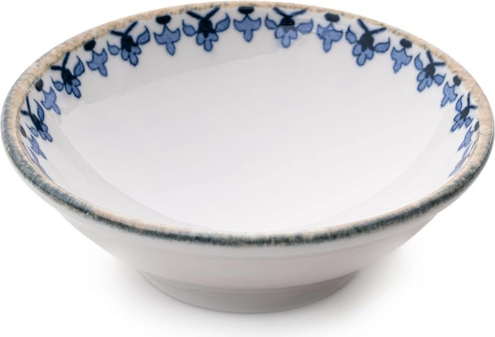 Set darke prej porcelani, 18 pjesë, Hermia Concept, BNEO18Y4890726, ngjyrë kaltër dhe e bardhë