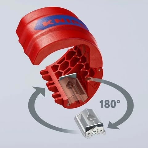 Prerës kabllosh Knipex BiX, plastikë/çelik inox, 5 cm, kuq Prerës kabllosh Knipex BiX, plastikë/çelik inox, 5 cm, kuq