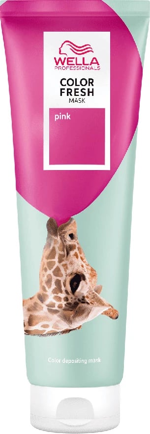 Maskë për flokë me ngjyrë për femra Wella Professionals Color Fresh Mask Pink 150ml