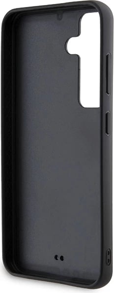 Mbështjellës Karl Lagerfeld Rhinestone Metal Logo për Samsung Galaxy S24+, i zi