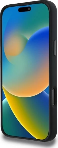 Mbështjellës BMW Silicone Middle Stripe MagSafe për iPhone 16 Pro Max, i zi