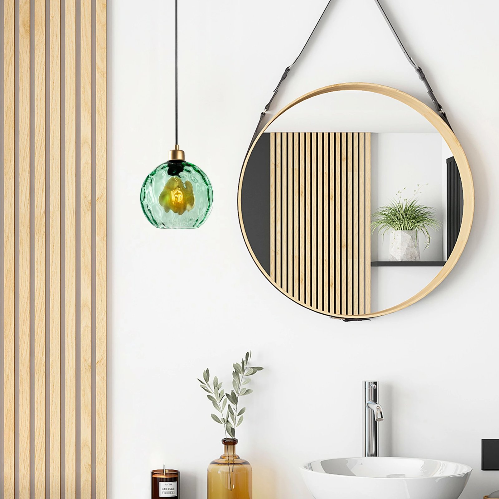 Llambë tavani Opviq Benek, ngjyrë e gjelbër, 20-14315