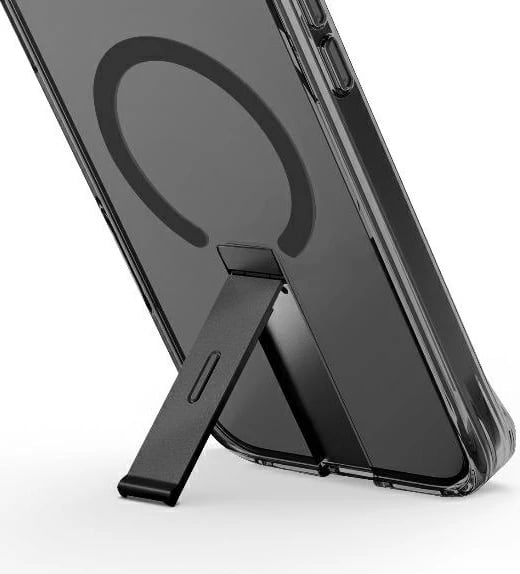 Mbështjellës UNIQ Eleva me këmbë Vertica për iPhone 16 Pro Max, e zezë