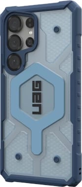 Mbështjellës UAG Pathfinder Clear Magnet Bundle me modul magnetik dhe rrip dore për Samsung Galaxy S25 Ultra 5G, Blu