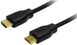 Kabllo HDMI LogiLink CH0076, 0.2m, High Speed, Ethernet, e zezë