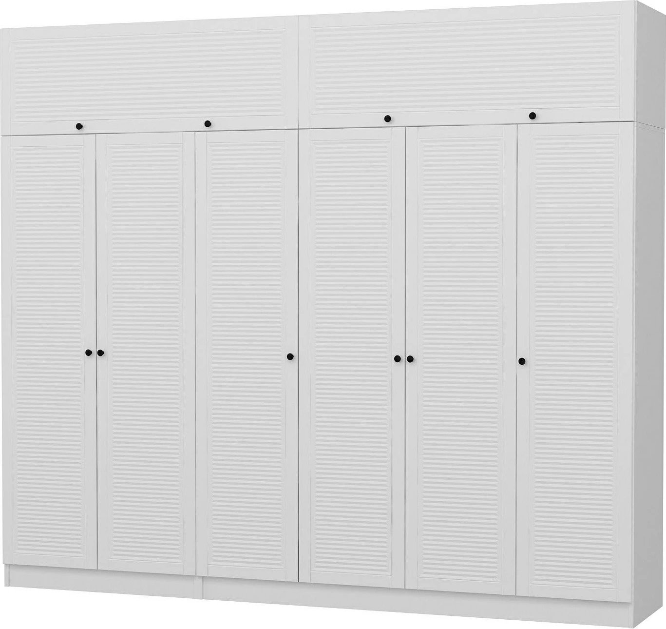 Dollap Skye Decor, i bardhë, 270x190x52cm