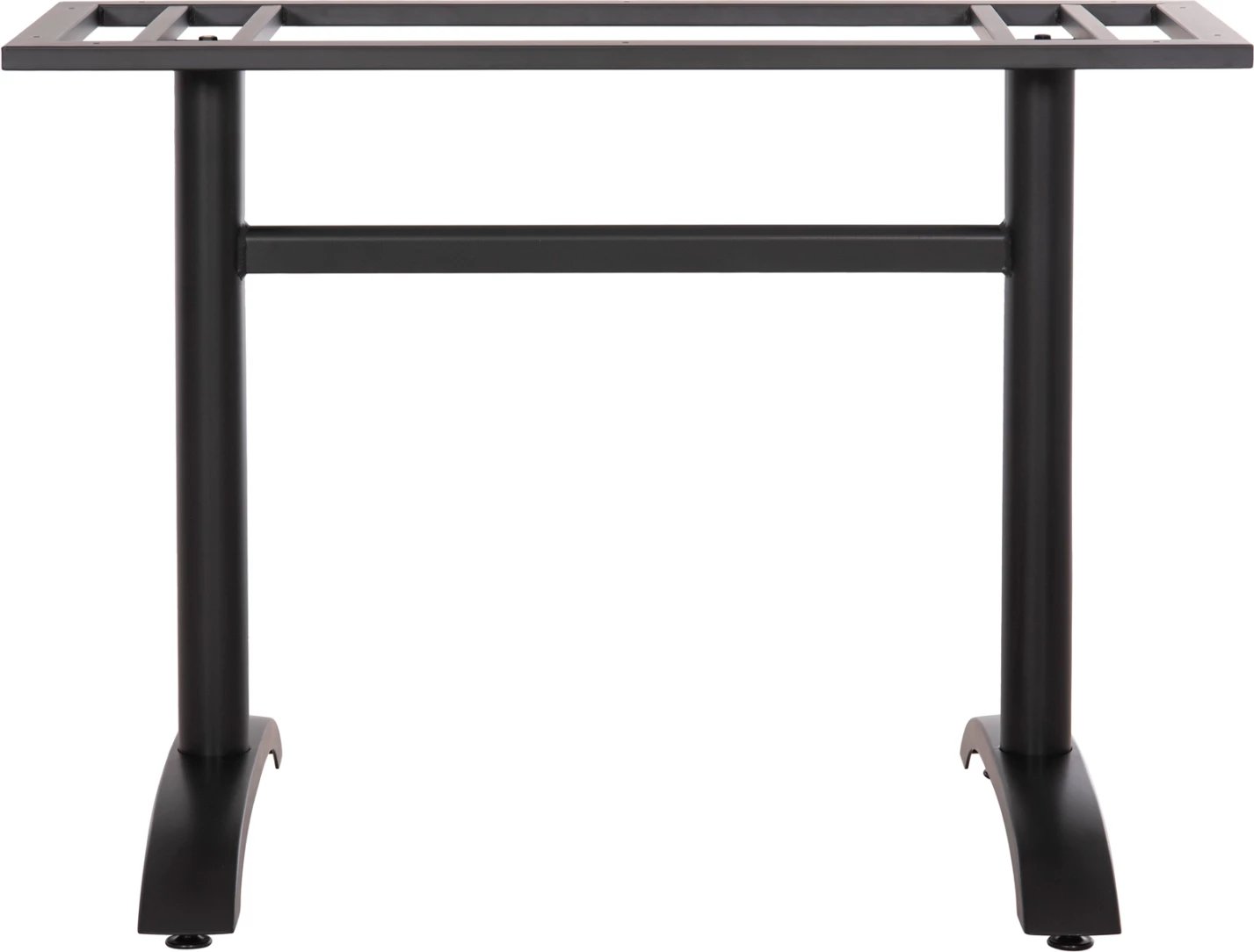 Bazë për tavolinë, metalike, ngjyrë e zezë mat, FH461.11, 100x40x73 cm