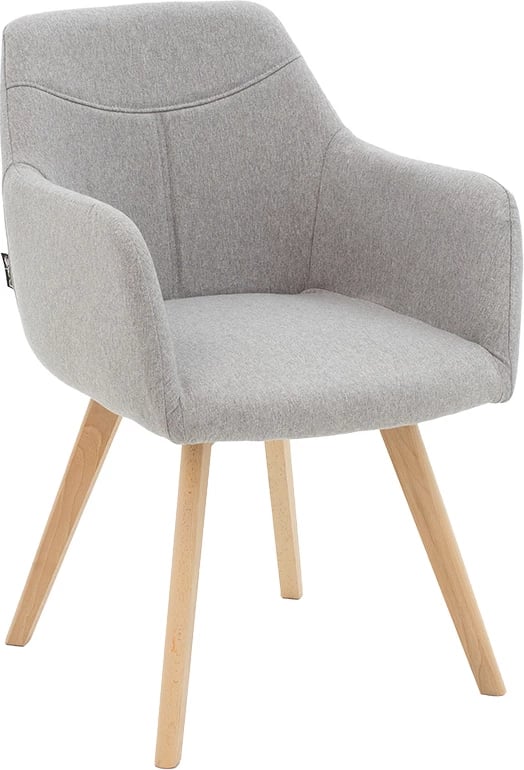 Karrige Nasima, material stof, ngjyrë gri-natyrale, 57x58x84cm