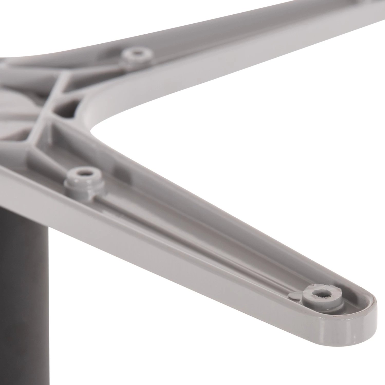 Bazë tavoline alumini, e zezë mat, FH476.01, 48x48 cm, Φ45x73H cm