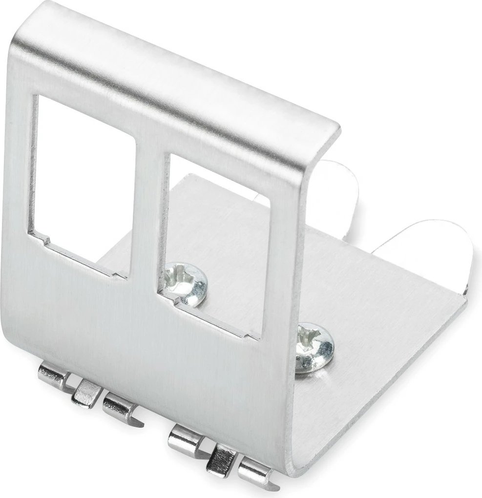 Adapter për shinë DIN Digitus për 2 Keystone, metalik