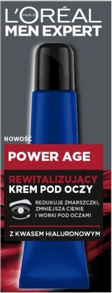 Krem për sy për meshkuj L'Oreal Paris Men Expert Power Age 15ml