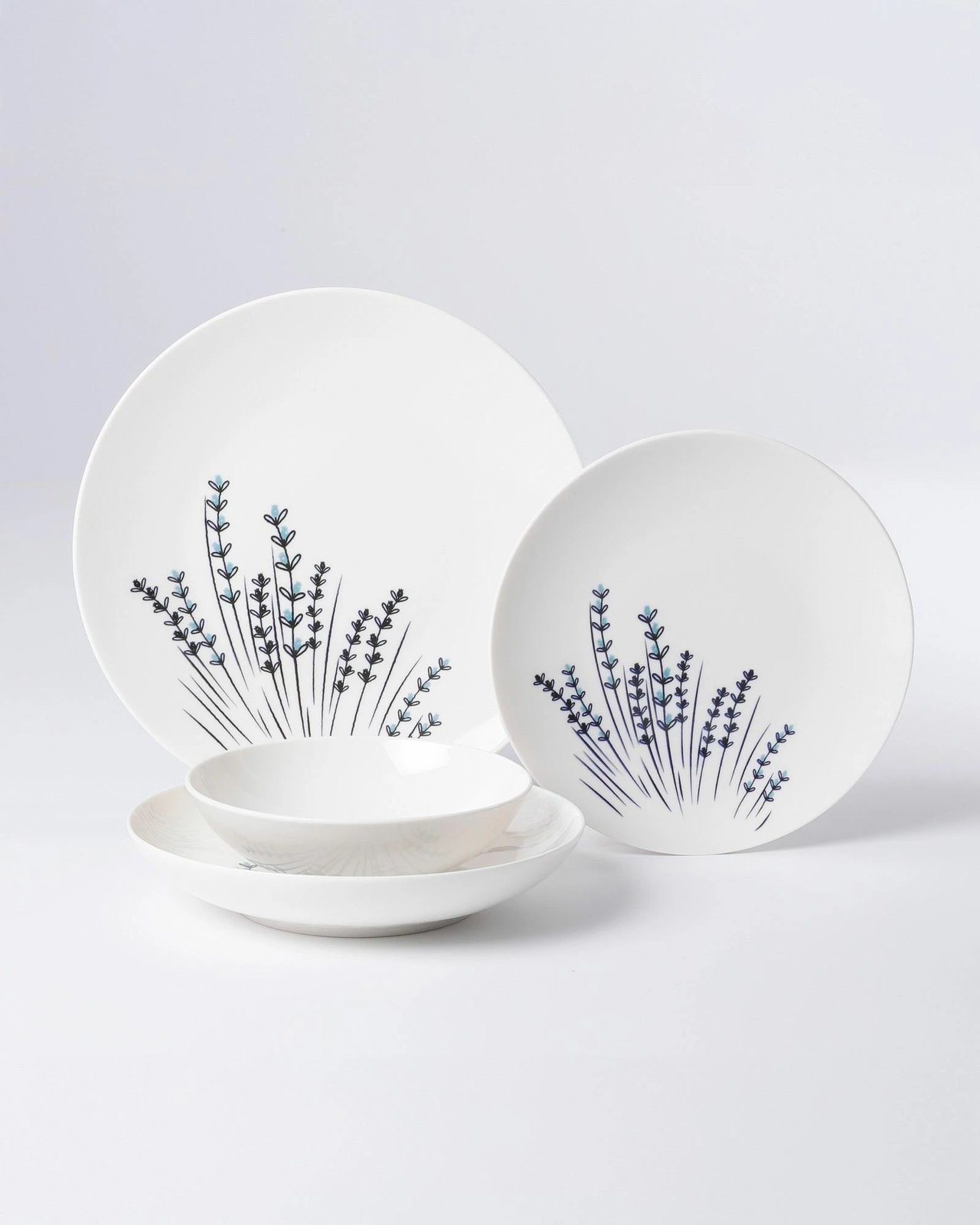 Set enësh për drekë (24 copë), Hermia, GBSATN24KY4E40711