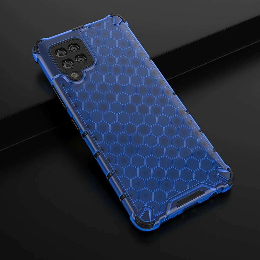 Mbështjellës Hurtel Honeycomb për Samsung Galaxy A42 5G, Blu
