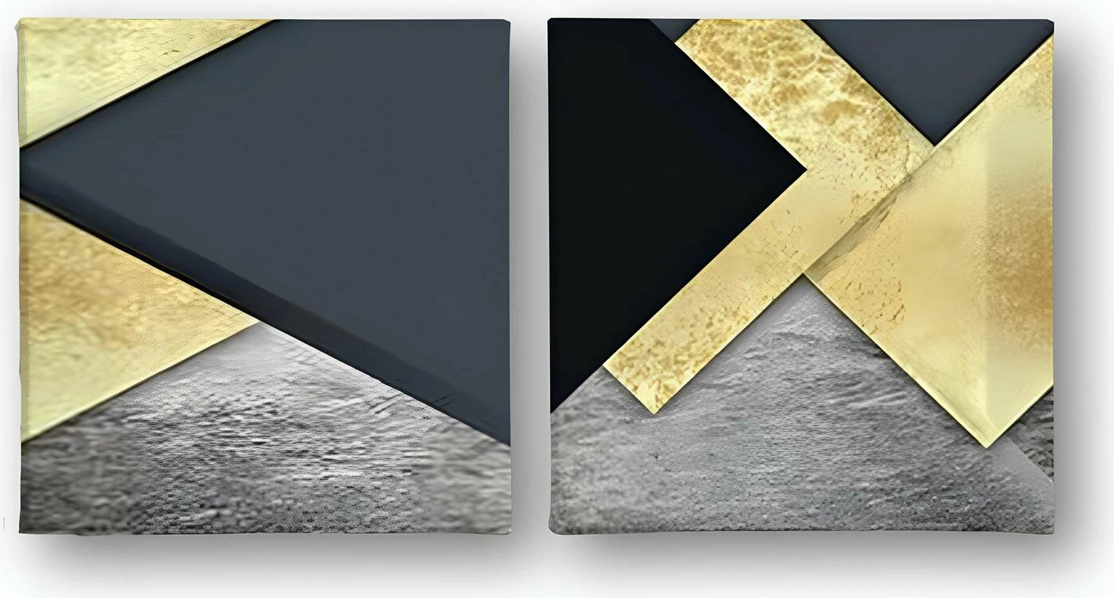 Pikturë dekorative në kanavacë (2 copë), Wallity, ASR_CNV2-11, 50x50