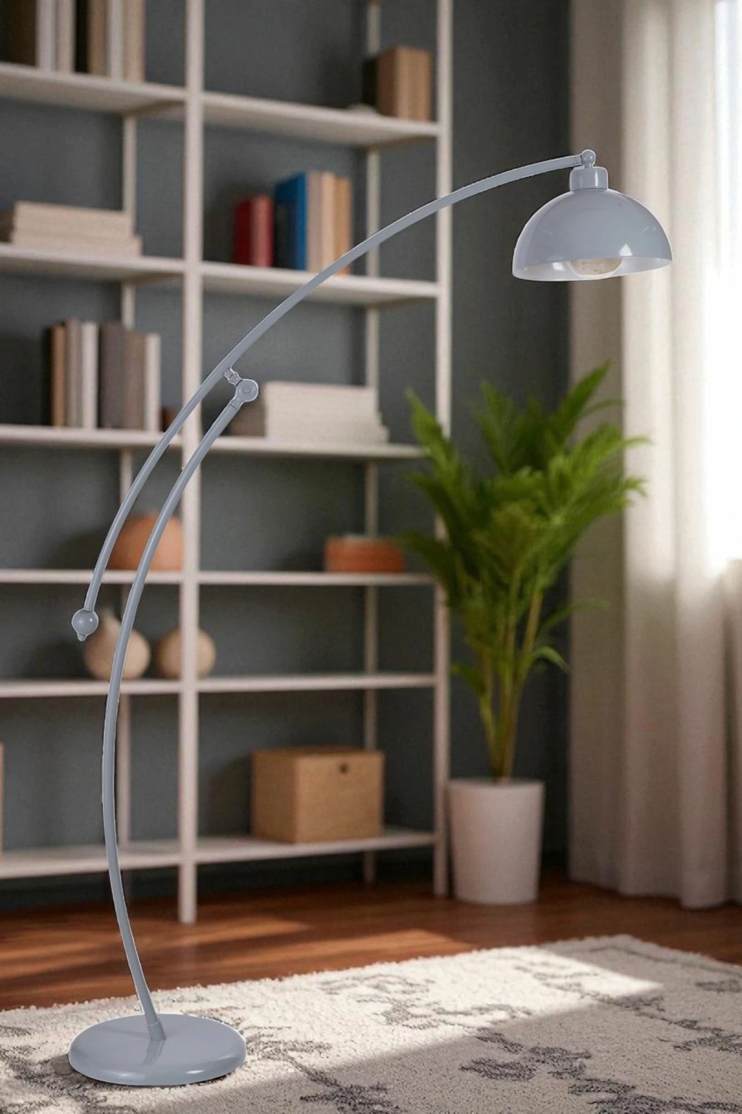 Llambë dyshemeje Opviq, 8975-1, ngjyrë gri