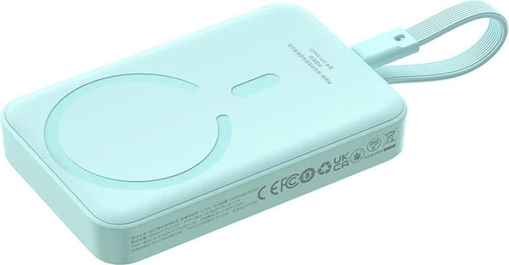 Powerbank Baseus Magnetic Mini 10000mAh, 30W, MagSafe, USB-C, blu
