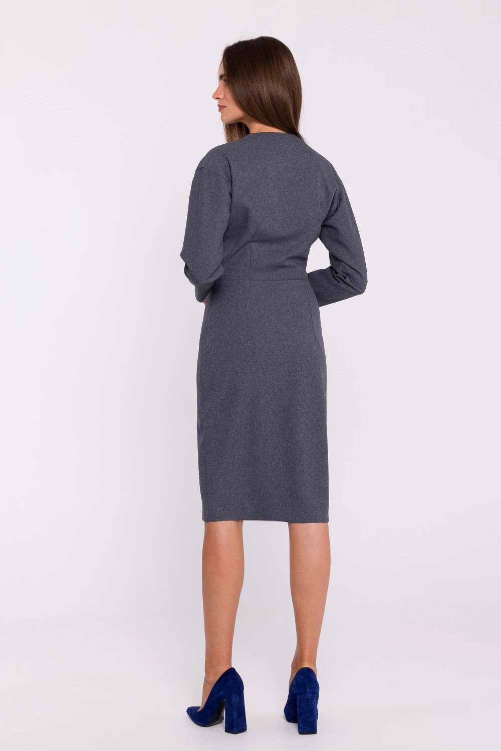 Fustan për femra Stylove model 200357, gri