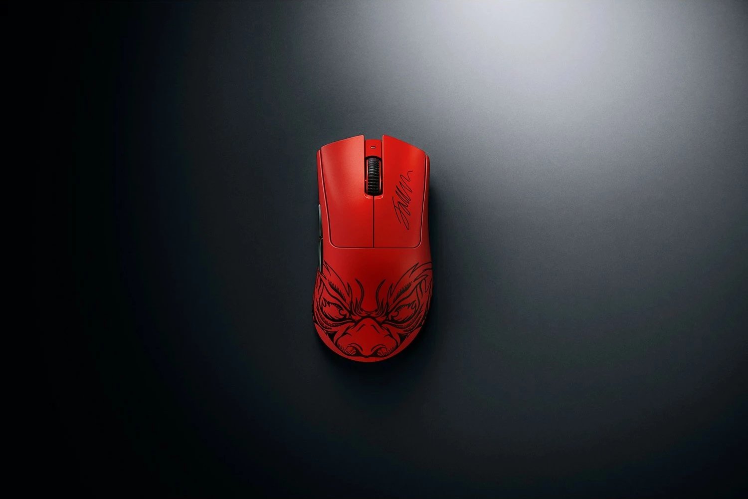 Maus Razer DeathAdder V3 Pro Faker Edition, wireless, 30000 DPI, i kuq