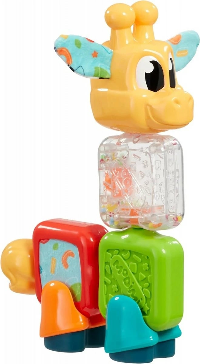 Lodër sensorike modulare Goliath Modimi Giraffe Ginny, plastikë e ricikluar, shumëngjyrëshe