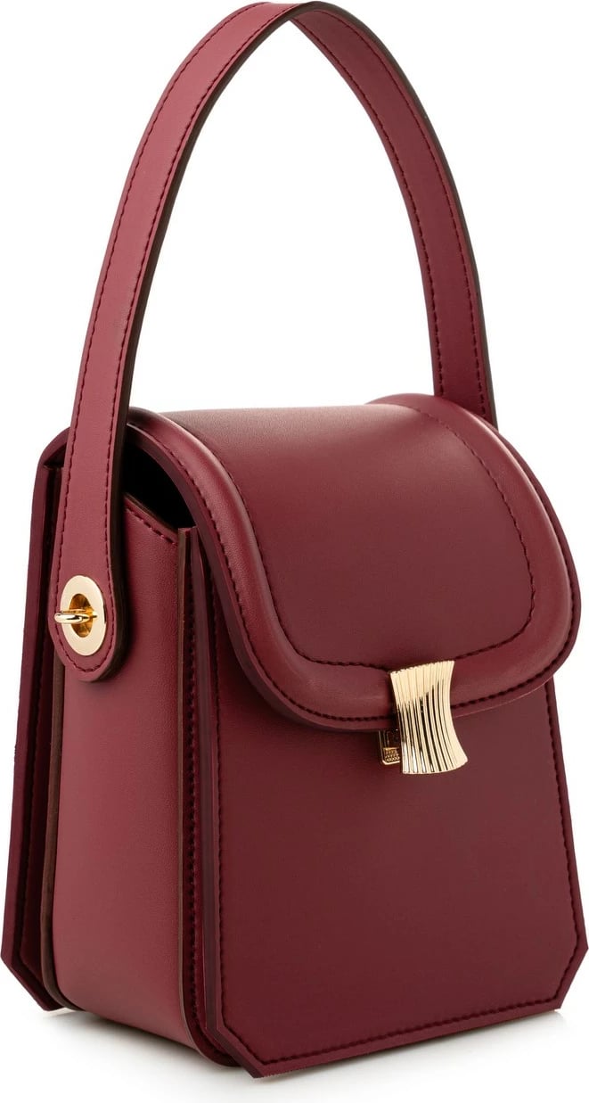 Çantë krahu crossbody, ngjyrë e kuqe Claret, Vince Camuto