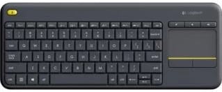 Tastierë, Logitech, K400 Plus 920-007127, me touchpad të integruar, GER layout, e zezë