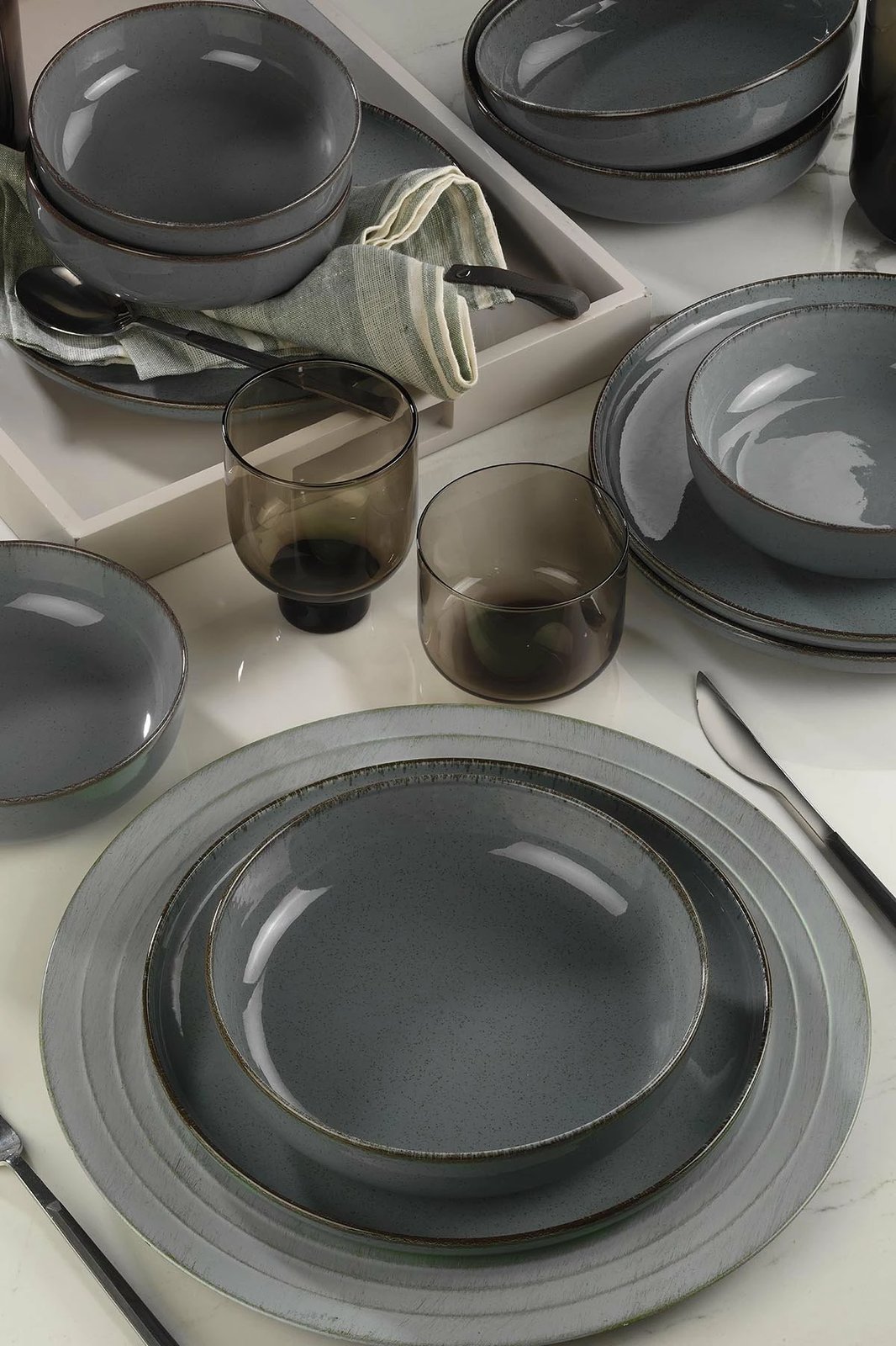 Set enësh për drekë (12 copë), Hermia, MOD12Y1730P01