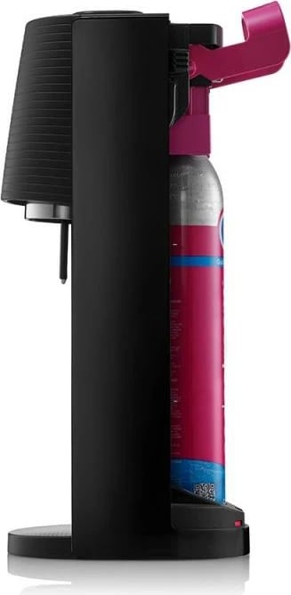 Aparat për ujë me gaz, SodaStream Terra QC, me bombol CO2 dhe shishe PET 1L, zi