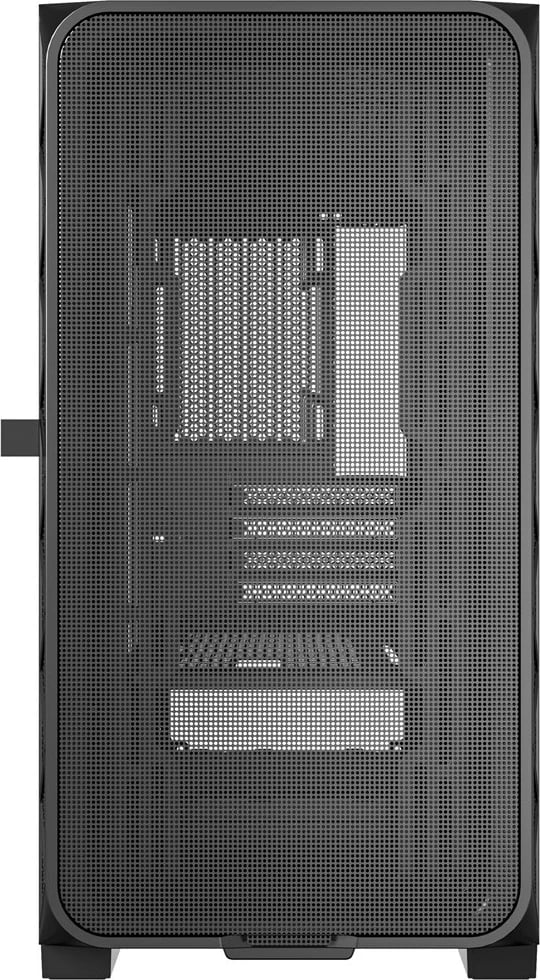 Kasë Gembird Fornax MK200, ATX, xham i temperuar, mesh, e zezë