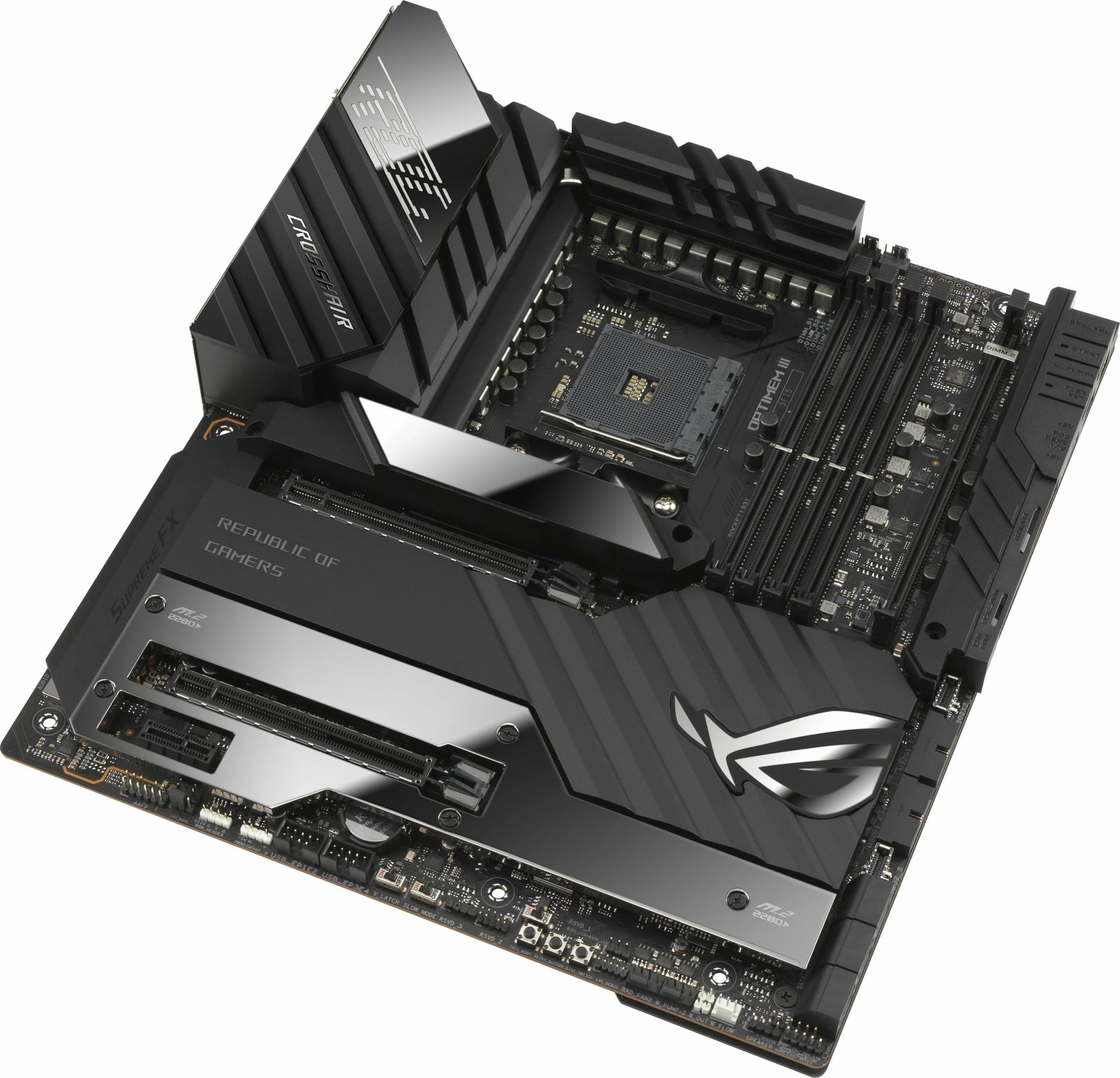 Pllakë amë ASUS ROG Crosshair VIII Extreme, AMD, Socket AM4, 128 GB, E zezë