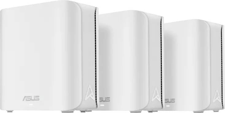 Router mesh Asus ZenWiFi BD4, WiFi 7, 3600 Mbps, 3 copë, Bardhë